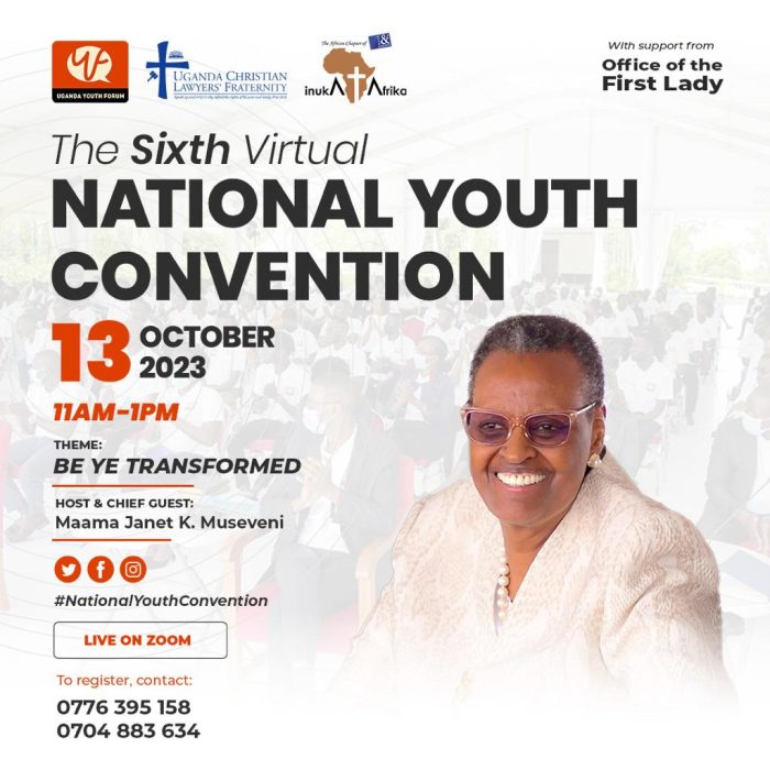 Poster for The 6th Virtual National Youth Convention, 13 October 2023